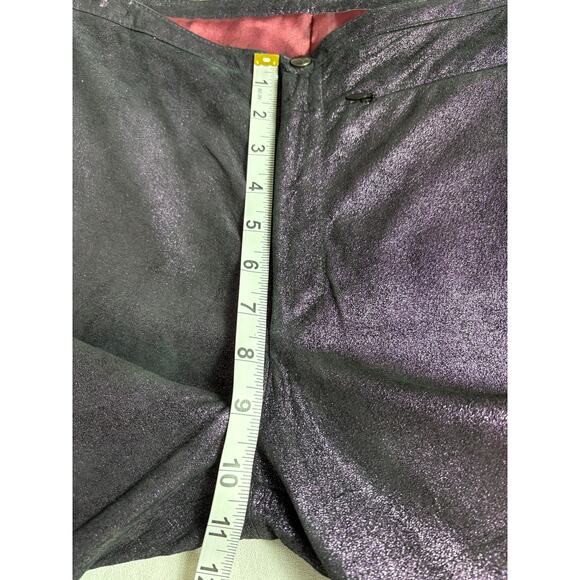 Venus Williams By Wilsons Leather 2 Pc Set Jacket and Pants Puple Size 8 - Picture 13 of 15